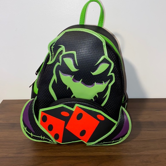 NWT DISNEY PARKS LOUNGEFLY 2023 GITD OOGIE BOOGIE BASH MINI BACKPACK - Picture 1 of 7